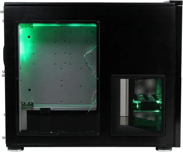Alt view image 5 of 13 - SilverStone Temjin Series TJ10B-WESA Black Aluminum ATX Full Tower ESA certified Computer Case