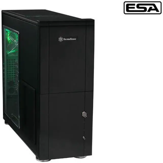 Main image of SilverStone Temjin Series TJ10B-WESA Black Aluminum ATX Full Tower ESA certified Computer Case