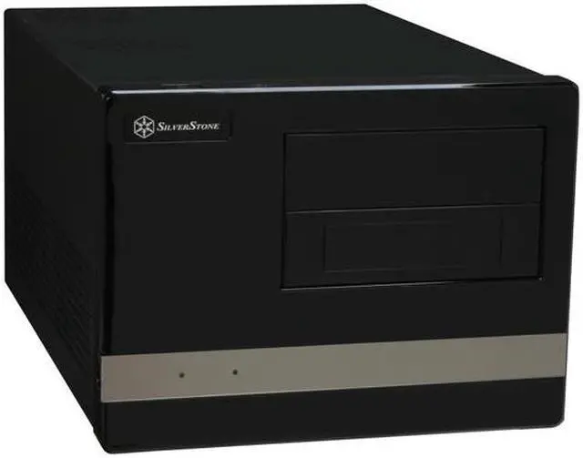 Alt view image 4 of 12 - SilverStone SUGO SG02-BF Black ABS / SECC Steel Micro ATX Desktop Computer Case