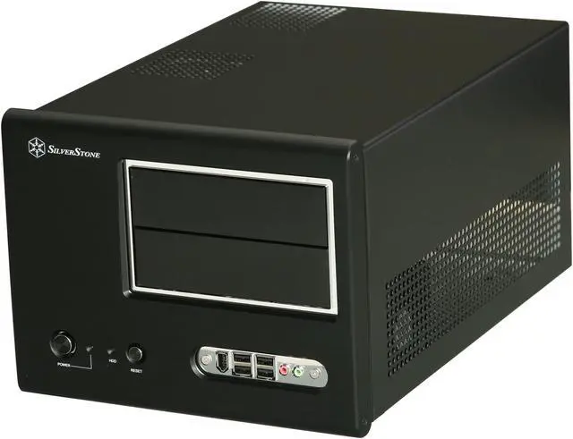 Main image of SilverStone Sugo SG01-BF Black Aluminum / Steel Micro ATX Desktop Computer Case