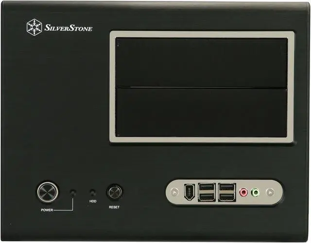 Alt view image 2 of 8 - SilverStone Sugo SG01-BF Black Aluminum / Steel Micro ATX Desktop Computer Case