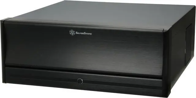 Main image of SILVERSTONE Black Aluminum / Steel Lascala Series LC13B-E ATX Media Center / HTPC Case