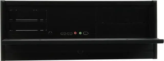 Alt view image 5 of 12 - SILVERSTONE Black Aluminum / Steel Lascala Series LC13B-E ATX Media Center / HTPC Case