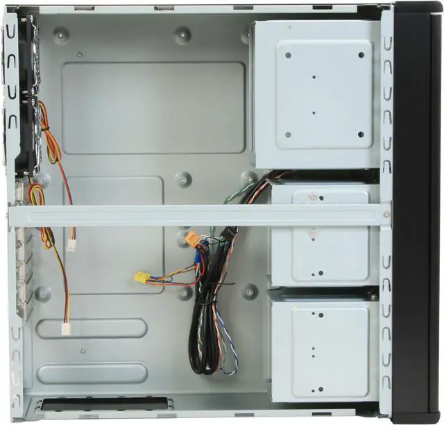 Alt view image 9 of 12 - SILVERSTONE Black Aluminum / Steel Lascala Series LC13B-E ATX Media Center / HTPC Case