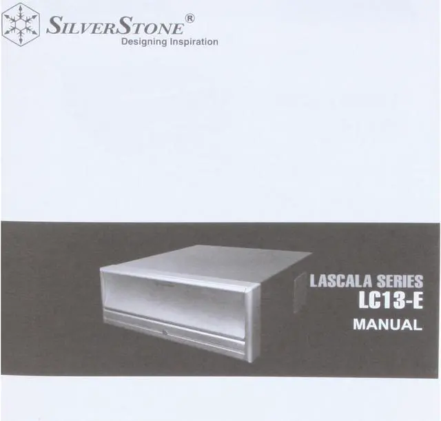 Alt view image 11 of 12 - SILVERSTONE Black Aluminum / Steel Lascala Series LC13B-E ATX Media Center / HTPC Case