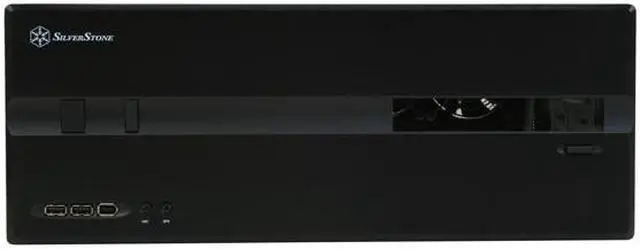 Alt view image 2 of 11 - SILVERSTONE Black Aluminum / Steel Lascala Series LC10B-E ATX Media Center / HTPC Case