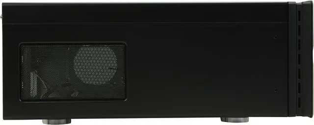 Alt view image 5 of 11 - SILVERSTONE Black Aluminum / Steel Lascala Series LC10B-E ATX Media Center / HTPC Case