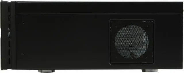 Alt view image 7 of 11 - SILVERSTONE Black Aluminum / Steel Lascala Series LC10B-E ATX Media Center / HTPC Case