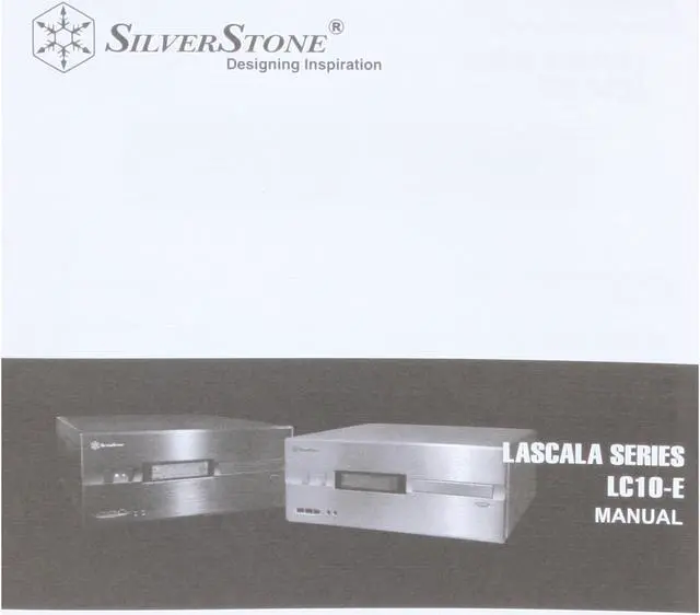 Alt view image 10 of 11 - SILVERSTONE Black Aluminum / Steel Lascala Series LC10B-E ATX Media Center / HTPC Case