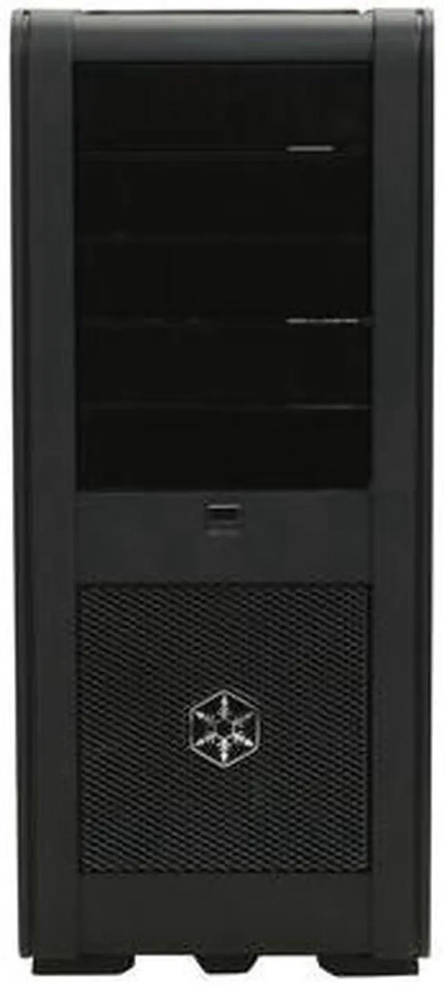 Alt view image 2 of 12 - SilverStone Fortress Series FT01-B Black Aluminum ATX Mid Tower Uni-body Computer Case