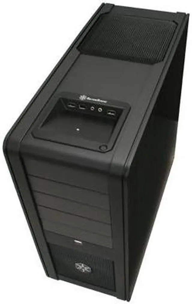 Alt view image 9 of 12 - SilverStone Fortress Series FT01-B Black Aluminum ATX Mid Tower Uni-body Computer Case