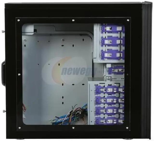 Alt view image 4 of 11 - SilverStone Temjin Series TJ04B-W Black Aluminum / Steel ATX Mid Tower Computer Case