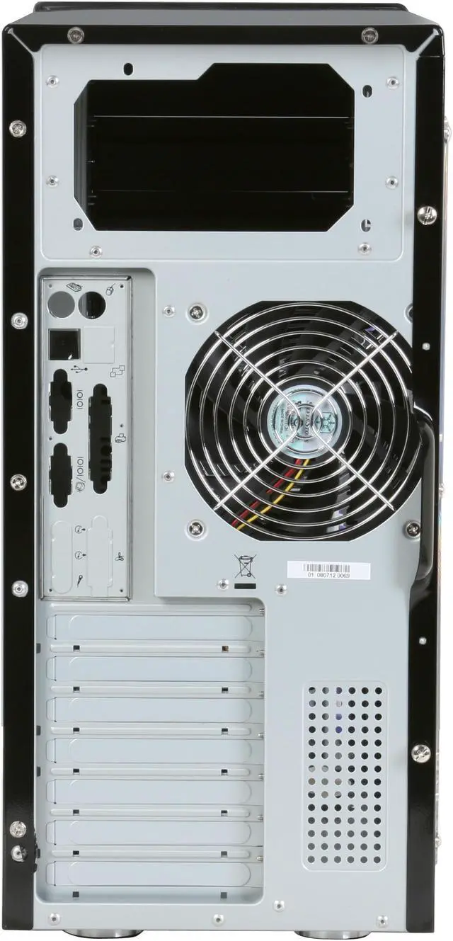 Alt view image 10 of 11 - SilverStone Temjin Series TJ04B-W Black Aluminum / Steel ATX Mid Tower Computer Case