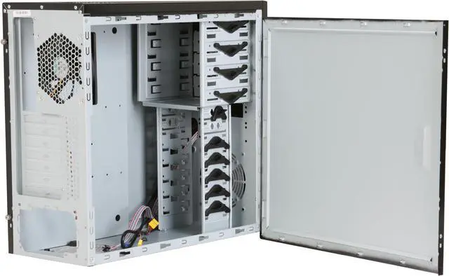 Alt view image 5 of 11 - SilverStone Precision Series PS02B Black Aluminum / Steel ATX Mid Tower Computer Case