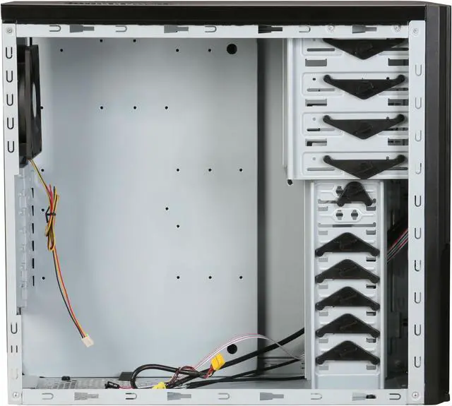 Alt view image 7 of 11 - SilverStone Precision Series PS02B Black Aluminum / Steel ATX Mid Tower Computer Case