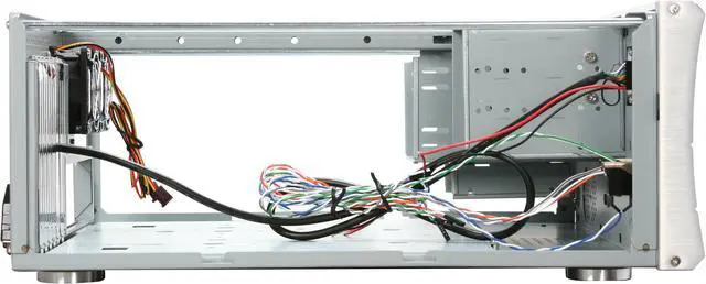 Alt view image 8 of 13 - SILVERSTONE Silver Aluminum front panel, 1.0mm SECC body Lascala Series LC03S-V ATX Media Center / HTPC Case