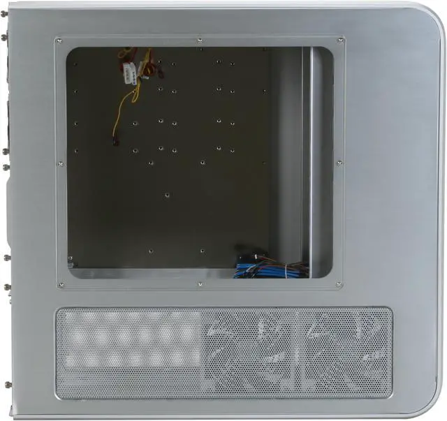 Alt view image 4 of 11 - SilverStone Temjin Series TJ07S-W Silver Aluminum ATX Full Tower Computer Case