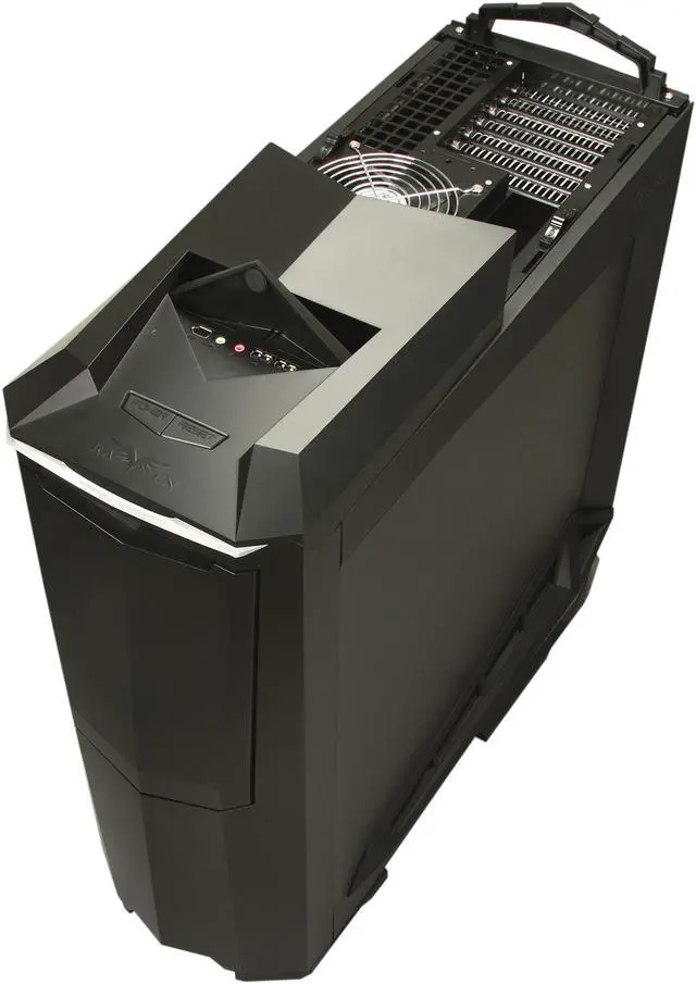 Alt view image 8 of 11 - SilverStone RAVEN RV01-BW Black Steel / Plastic ATX Full Tower Computer Case