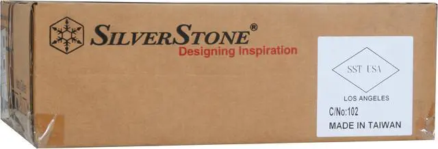 Alt view image 11 of 11 - SILVERSTONE Silver Aluminum / Steel C09S Mini-ITX Media Center / HTPC Case