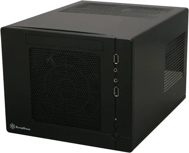 Main image of SilverStone Sugo SG05-B Black SECC / Plastic Mini-ITX Desktop Computer Case SFX 300W 80Plus Power Supply