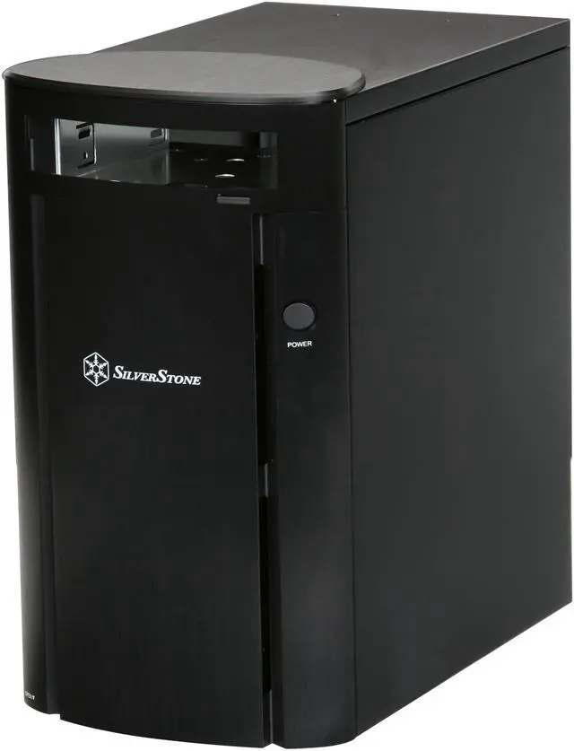 Alt view image 3 of 9 - SilverStone Sugo Series SG04B Black Aluminum / SECC Micro ATX Mini Tower Computer Case