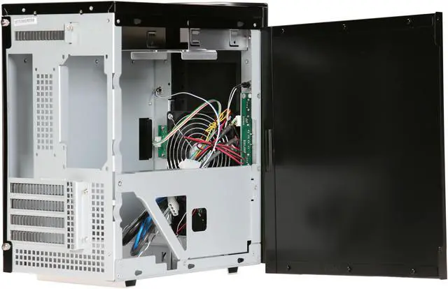Alt view image 5 of 9 - SilverStone Sugo Series SG04B Black Aluminum / SECC Micro ATX Mini Tower Computer Case