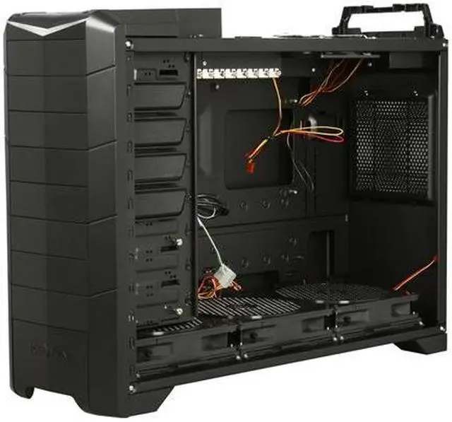 Alt view image 7 of 10 - SilverStone RAVEN RV02-BW Matte black 0.8mm Steel ATX Full Tower Computer Case