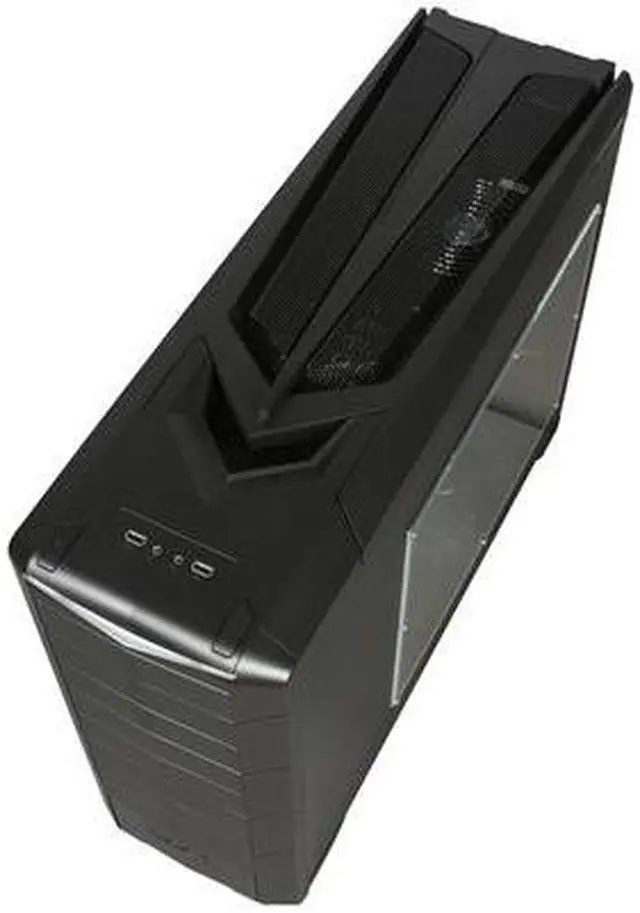 Alt view image 8 of 10 - SilverStone RAVEN RV02-BW Matte black 0.8mm Steel ATX Full Tower Computer Case