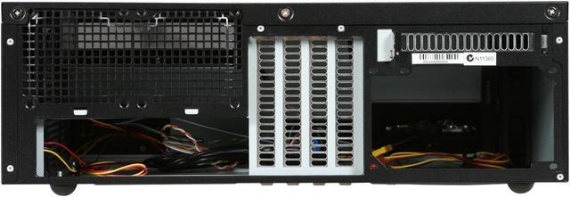 Alt view image 4 of 7 - SILVERSTONE Black 8.0mm aluminum front panel, 0.8mm SECC body GRANDIA GD04B Micro ATX Media Center / HTPC Case