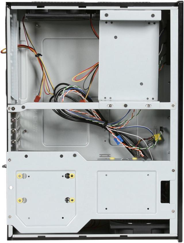 Alt view image 6 of 7 - SILVERSTONE Black 8.0mm aluminum front panel, 0.8mm SECC body GRANDIA GD04B Micro ATX Media Center / HTPC Case