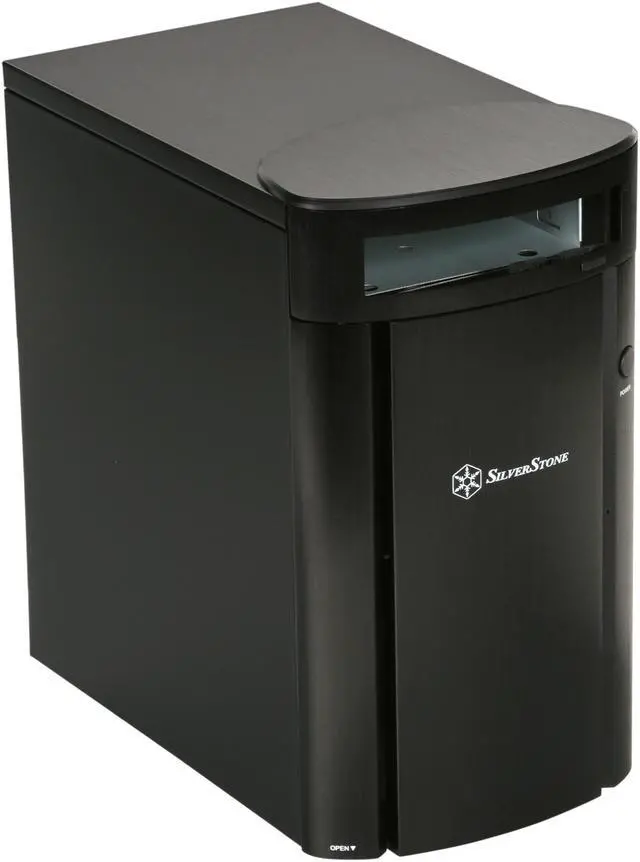 Main image of SilverStone Sugo Series SG04B-F Black Aluminum / 0.8mm SECC Micro ATX Mini Tower Computer Case