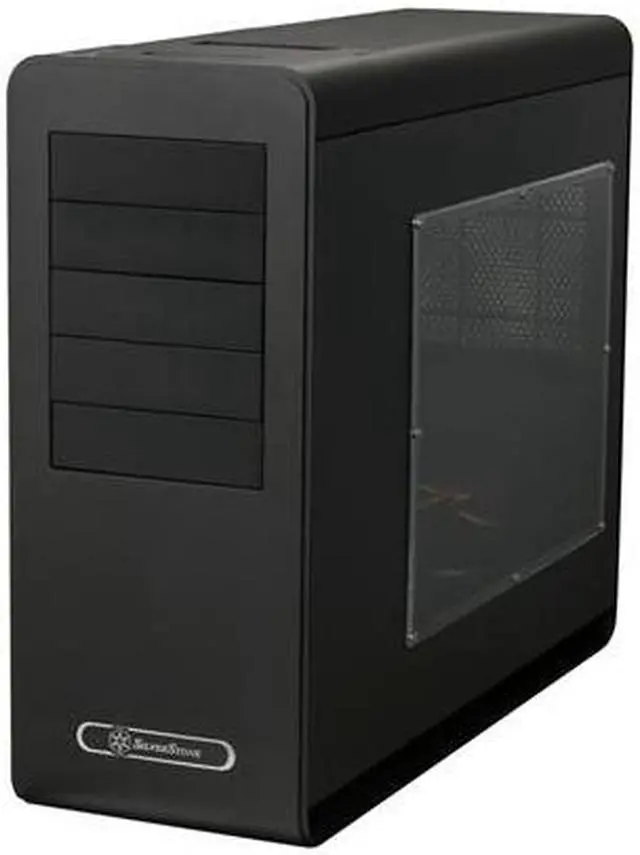 Alt view image 3 of 10 - SilverStone Fortress Series FT02B-W Black Aluminum / Steel Computer Case