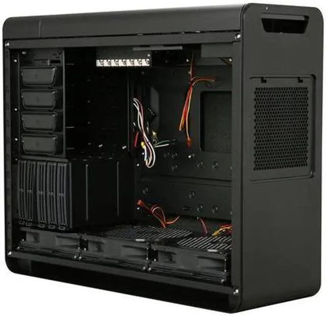 Alt view image 7 of 10 - SilverStone Fortress Series FT02B-W Black Aluminum / Steel Computer Case