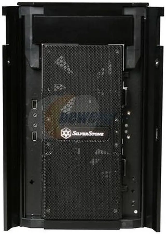 Alt view image 2 of 9 - SilverStone Sugo SG03B-F Black Aluminum / 0.8mm steel Micro ATX Mini Tower Computer Case