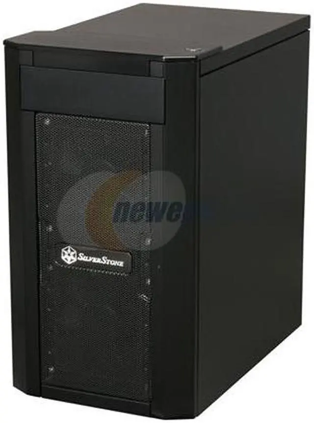 Alt view image 3 of 9 - SilverStone Sugo SG03B-F Black Aluminum / 0.8mm steel Micro ATX Mini Tower Computer Case