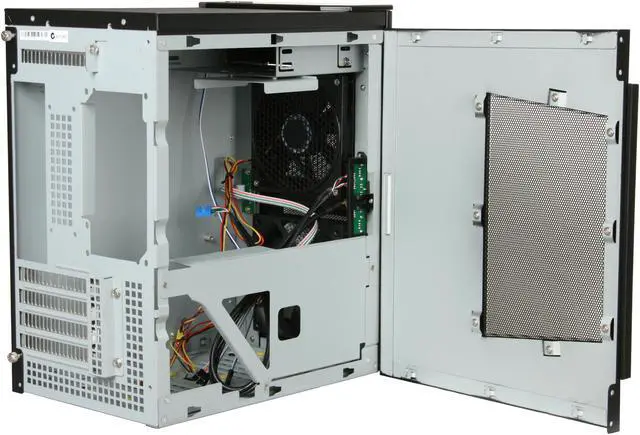 Alt view image 5 of 9 - SilverStone Sugo SG03B-F Black Aluminum / 0.8mm steel Micro ATX Mini Tower Computer Case