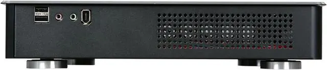 Alt view image 5 of 7 - SilverStone Lascala Series LC09B-ITV Black Aluminum / Steel Mini-ITX Desktop Computer Case Fanless 60W (80W peak) DC/DC board & AC adapter Power Supply