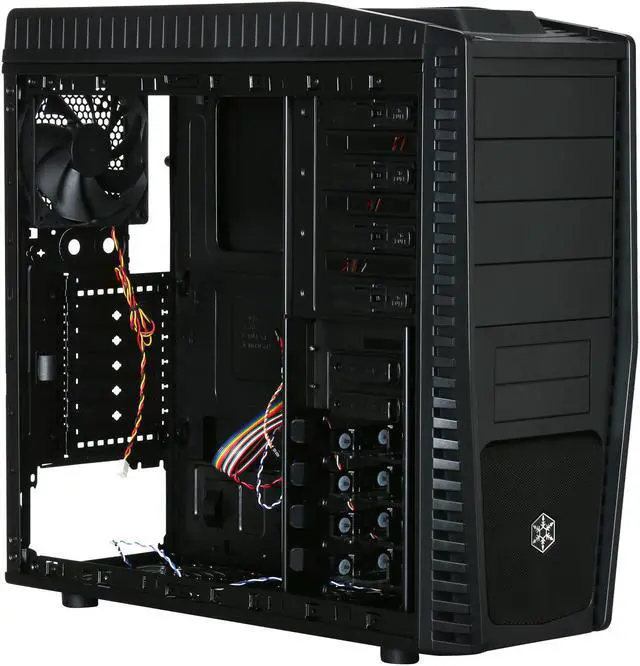 Alt view image 7 of 13 - SILVERSTONE Precision Series PS05-B Black Steel ATX Mid Tower Tool-less Installation Design Computer Case