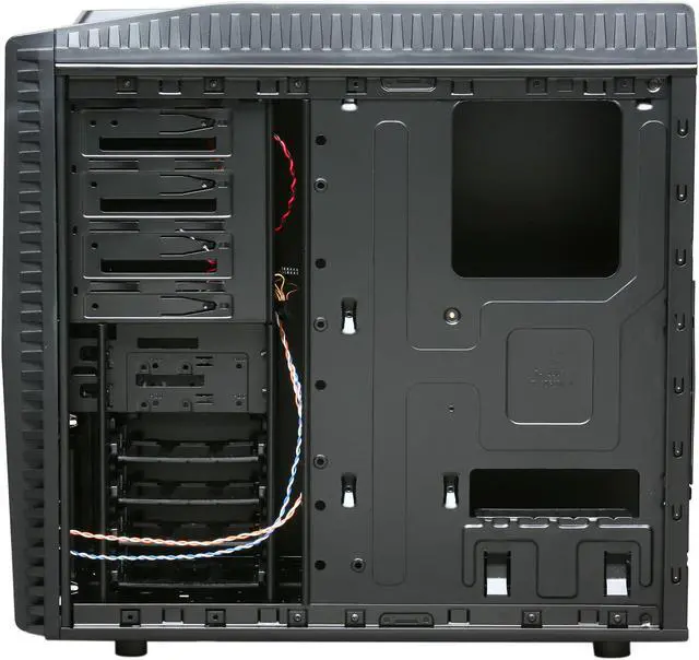 Alt view image 9 of 13 - SILVERSTONE Precision Series PS05-B Black Steel ATX Mid Tower Tool-less Installation Design Computer Case