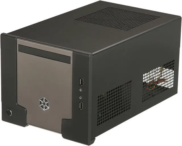 Main image of SilverStone Sugo Series SG07-B Black Aluminum / SECC Mini-ITX Desktop Computer Case 600W 80+ Bronze Certified / Single +12V rail Power Supply