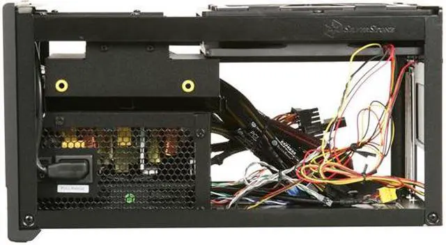 Alt view image 6 of 8 - SilverStone Sugo Series SG07-B Black Aluminum / SECC Mini-ITX Desktop Computer Case 600W 80+ Bronze Certified / Single +12V rail Power Supply