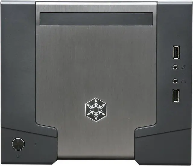 Alt view image 2 of 10 - SilverStone Sugo Series SG07-BW Black Aluminum / SECC Mini-ITX Desktop Computer Case 600W 80+ Bronze Certified / Single +12V rail Power Supply