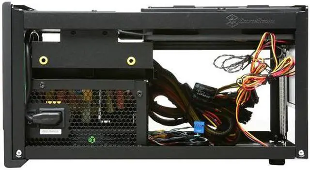Alt view image 7 of 10 - SilverStone Sugo Series SG07-BW Black Aluminum / SECC Mini-ITX Desktop Computer Case 600W 80+ Bronze Certified / Single +12V rail Power Supply