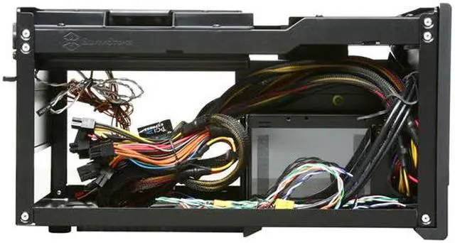 Alt view image 9 of 10 - SilverStone Sugo Series SG07-BW Black Aluminum / SECC Mini-ITX Desktop Computer Case 600W 80+ Bronze Certified / Single +12V rail Power Supply
