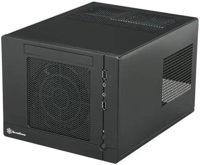 Alt view image 3 of 9 - SILVERSTONE Sugo Series SG05BB-450 ALL Black  Plastic / SECC Mini-ITX Desktop Computer Case with SFX 450W 80+ Bronze Certified / Single +12V rail Power Supply