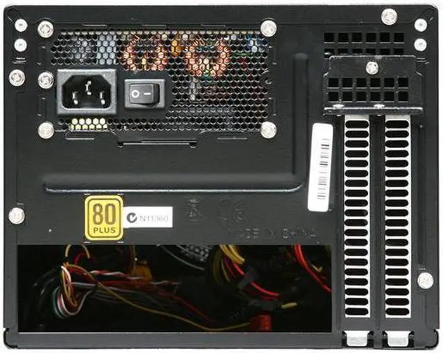 Alt view image 8 of 9 - SILVERSTONE Sugo Series SG05BB-450 ALL Black  Plastic / SECC Mini-ITX Desktop Computer Case with SFX 450W 80+ Bronze Certified / Single +12V rail Power Supply