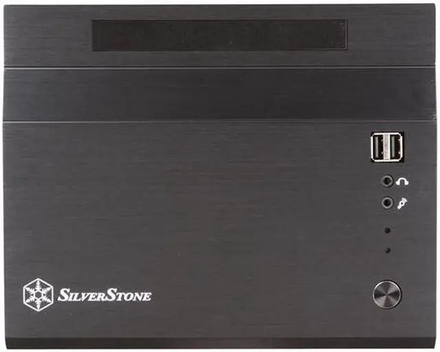 Alt view image 2 of 8 - SILVERSTONE Sugo Series SG06BB-450 ALL Black Aluminum / SECC Mini-ITX Desktop Computer Case with SFX 450W 80+ Bronze Certified / Single +12V rail Power Supply