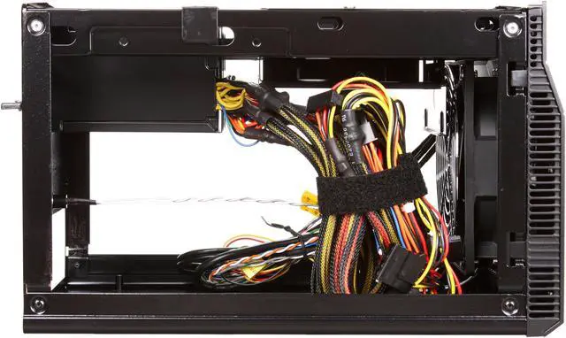 Alt view image 4 of 8 - SILVERSTONE Sugo Series SG06BB-450 ALL Black Aluminum / SECC Mini-ITX Desktop Computer Case with SFX 450W 80+ Bronze Certified / Single +12V rail Power Supply