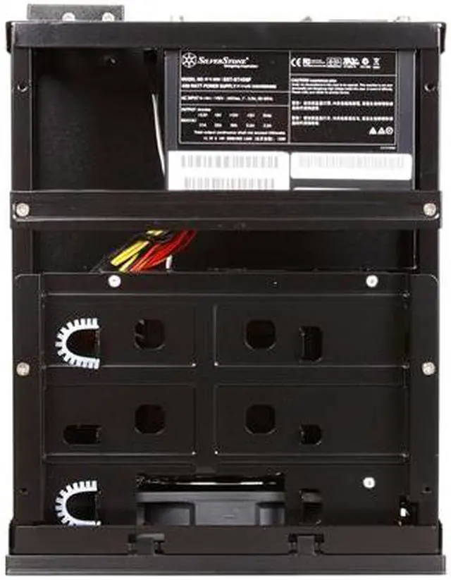 Alt view image 5 of 8 - SILVERSTONE Sugo Series SG06BB-450 ALL Black Aluminum / SECC Mini-ITX Desktop Computer Case with SFX 450W 80+ Bronze Certified / Single +12V rail Power Supply