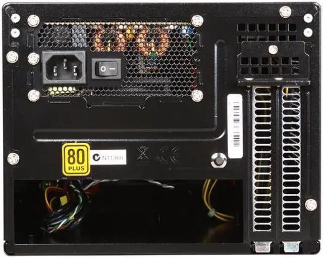 Alt view image 7 of 8 - SILVERSTONE Sugo Series SG06BB-450 ALL Black Aluminum / SECC Mini-ITX Desktop Computer Case with SFX 450W 80+ Bronze Certified / Single +12V rail Power Supply